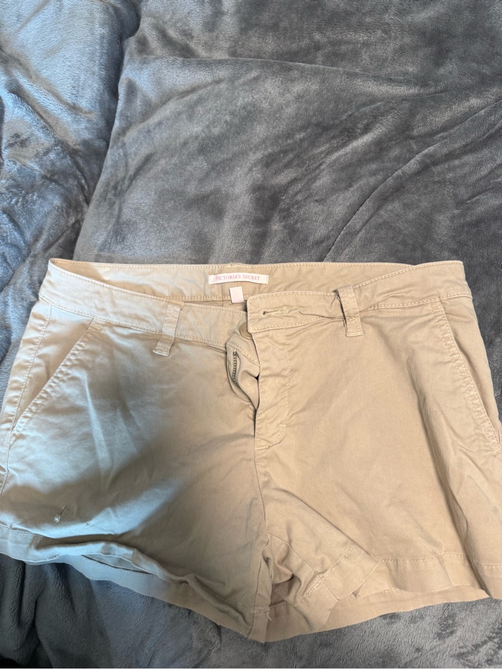 Victoria's Secret Tan Cotton Cargo Shorts